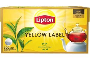 Lipton Yellow Label Demlik Poşet Çay, 100’lü, 320g