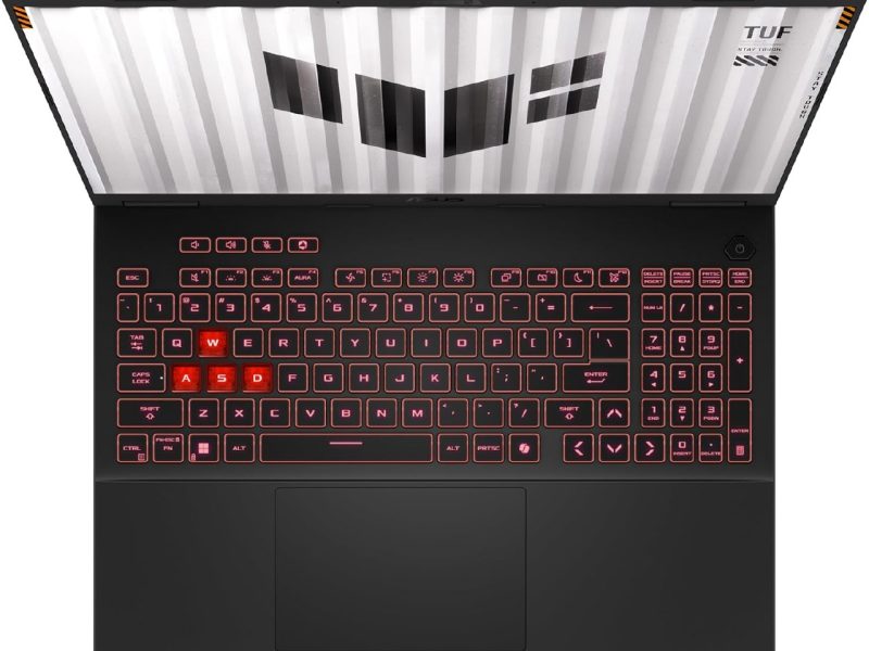 ASUS TUF Gaming A16-FA608UM-RV016 Gaming Dizüstü Bilgisayarı | NVIDIA® GeForce RTX™ 5060 Laptop GPU 8GB GDDR7 | AMD Ryzen™ 7 260 Processor 3.8GHz | 16GB DDR5 RAM | 512 GB SSD | 16″ FHD | FreeDoS