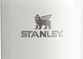 Stanley All Day Slim Soğuk Su Şişesi Termosu, 0.35 Litre, Krem