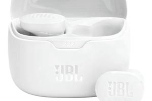 JBL Tune Buds, gürültü azaltma kablosuz kulaklık, Bluetooth 5.3, 48 saate kadar pil ömrü, hızlı şarj, JBL Pure Bass ses, beyaz