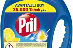 (%14.5) Pril Limon Kokulu 2.5 kg Elde Yıkama Sıvı Bulaşık Deterjanı (1 x 2418 mL)