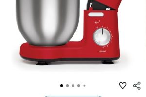Karaca Mastermaid Chef Stand Mikser Red 1500W 5 Lt