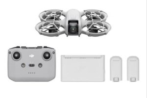 DJI Neo Fly More Combo – 4K 30 fps 3840×2880 vidoe kalites, 12 MP fotoğraf çözünürlük, 18 DK uçuş süresi, Renk Beyaz