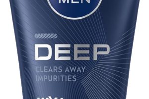 NIVEA MEN Erkek Yüz ve Sakal Temizleme Jeli Deep Dimension 100 ml,Nemlendirici,Yağ Arındırıcı,Aktif Karbon,Gün Boyu Ferahlık
