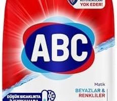 ABC DETERJAN Matik Beyazlar & Renkliler 8 Kg — %87 İndirim