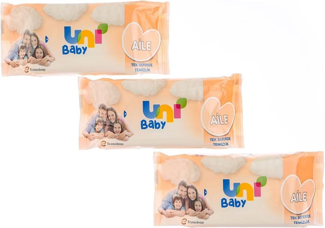Uni Baby Aile Islak Mendil 3×52 156 Yaprak