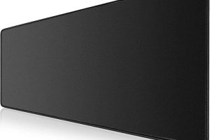 (%99.83) Klasse Pro Black Edition – Dikişli Kenar 90×40 ve 120×60 cm Oyuncu Gaming Mouse Pad (Siyah, 90×40 cm)