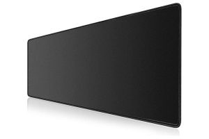 🛍️ Klasse Pro Black Edition   Dikişli Kenar 70×30, 90×40, 100×50 ve 120×60 cm Oyuncu Gaming Mouse Pad (Siyah, 90×40 cm)