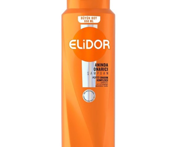 🛍️ Elidor Saç Bakım Şampuanı, Anında Onarıcı, 650 ml