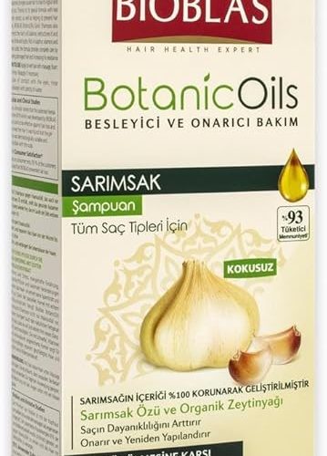 (%33.04) BIOBLAS Botanic Oils Saç Dökülmesine Karşı Sarımsak Özlü Şampuan (360 ml)