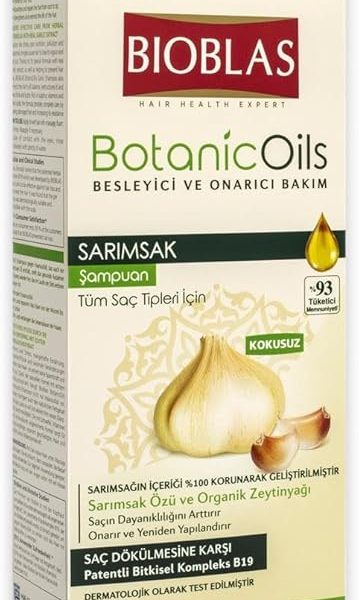 (%33.04) BIOBLAS Botanic Oils Saç Dökülmesine Karşı Sarımsak Özlü Şampuan (360 ml)