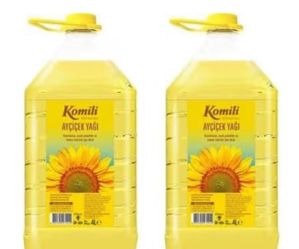 Komili Ayçiçek Yağı Dar Ağız, Pet Şişe, 4 Lt (2 paketi)