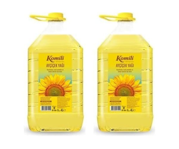 🛍️ Komili Ayçiçek Yağı Dar Ağız, Pet Şişe, 4 Lt (2 paketi)