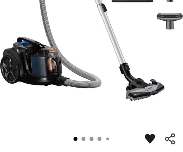 Philips Marathon Daily Torbasiz Elektrikli Süpürge, 750W, PowerCyclone 8, Alerji Kilit Sistemi, Allergy H13 Filtre, CarpetClean Başlık, XB7150/07