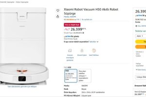 Xiaomi Robot Vacuum H50 Akıllı Robot Süpürge