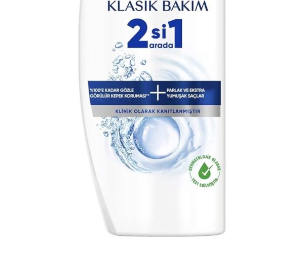 Head & Shoulders Klasik Bakım 2’si 1 Arada Kepeğe Karşı Etkili Şampuan 625ml