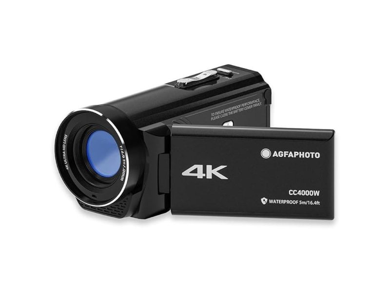 🛍️ Kodak AgfaPhoto 4K Su Altı Video Kamera | Su geçirmez, 3 inç dokunmatik ekran, 18x dijital zoom, video 2.7K, fotoğraf 24 MP, uzaktan kumanda, LED, lityum pil