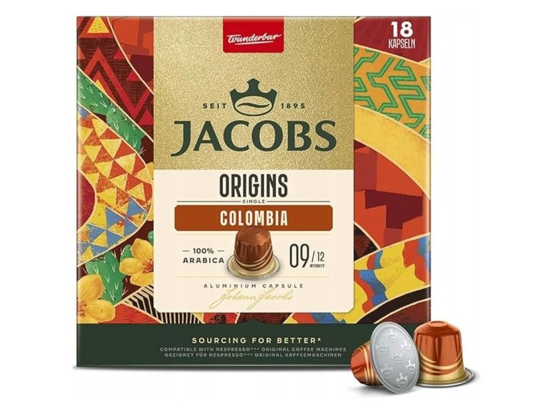 🛍️ JACOBS Origins Colombia Kapsül Kahve, 18 Adet