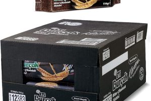 (%14.5) Eti Burçak Bitter Çikolatalı Yulaflı Bisküvi 114 g x 12 Adet