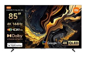 Xiaomi TV Max 85 2025 | Ultra Geniş 4K Ekran | Quantum Dot Ekran | 144Hz Yenileme Hızı, Dolby Vision, Dolby Atmos¹ | AI İşlemci | Google TV³