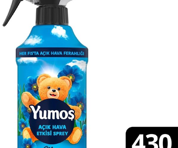 Yumoş Açık Hava Etkisi Sprey Yıkanması Zor Eşyalar İçin Giysi Spreyi Mavi Gelincik 430 Ml