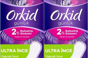 (%17.75) ORKID Yaprak Normal Günlük Ped Süper Ekonomik Paket 100 Adet