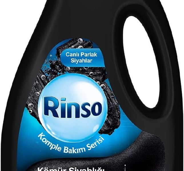 Rinso Sıvı Çamaşır Deterjanı Komple Bakım Serisi Kömür Siyahlığı Siyahlar 2.5 L