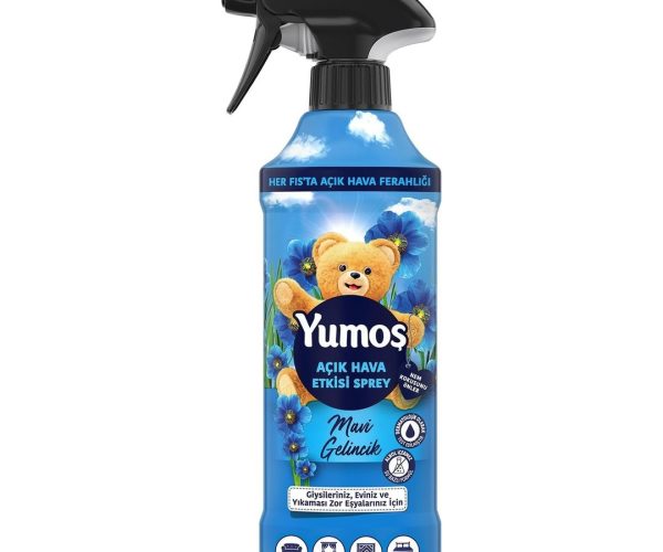 🛍️ Yumoş Açık Hava Etkisi Sprey Yıkanması Zor Eşyalar İçin Giysi Spreyi Mavi Gelincik 430 Ml