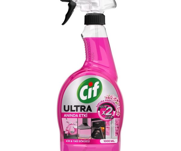 🛍️ Cif Ultra Anında Etki Sakura Kir ve Yağ Sökücü 1000 ml