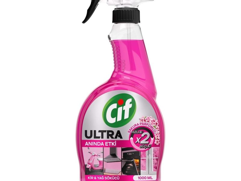 🛍️ Cif Ultra Anında Etki Sakura Kir ve Yağ Sökücü 1000 ml