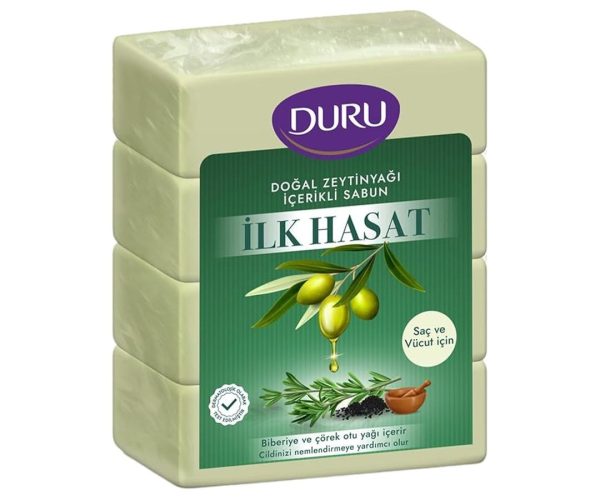 🛍️ Duru İlk Hasat Doğal Zeytinyağı İçerikli Sabun 4 × 150 gr