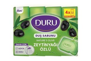 🛍️ DURU Natural Olive Zeytinyağlı Sabun, 150 Gramx4