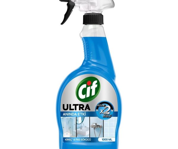🛍️ Cif Ultra Sprey Kireç ve Pas Sökücü 1000 ml