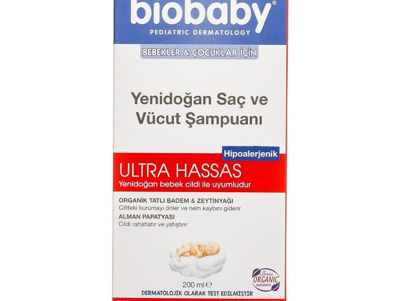 🛍️ Biobaby Yenidoğan Saç ve Vücut Şampuanı, 200ML