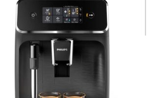 Philips 2200 Serisi Tam Otomatik Espresso Makinesi, Dokunmatik Ekran, Klasik Süt Köpürtücü, 2 İçecek, EP2220/10 — %94 İndirim