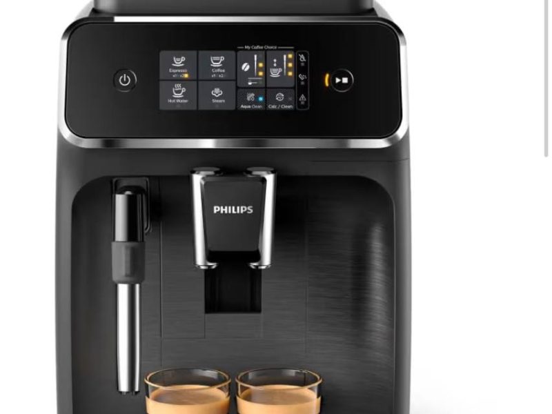 Philips 2200 Serisi Tam Otomatik Espresso Makinesi, Dokunmatik Ekran, Klasik Süt Köpürtücü, 2 İçecek, EP2220/10 — %94 İndirim