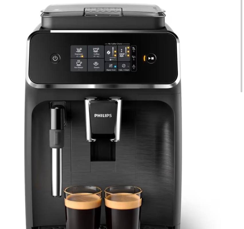 Philips 2200 Serisi Tam Otomatik Espresso Makinesi, Dokunmatik Ekran, Klasik Süt Köpürtücü, 2 İçecek, EP2220/10 — %94 İndirim
