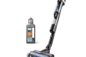 🛍️ Philips 9000 Serisi AquaTrio Kablosuz Dikey Süpürge (XW9463/11) ve Philips Aqua Trio Uyumlu Zemin Temizleme Solüsyonu (XV1792/01)