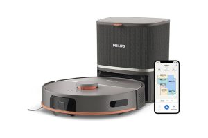 🛍️ Philips HomeRun 5000 Serisi Robot Elektrikli Süpürge, Çift Döner Mop, Süpürme ve Paspas, 10.000Pa Emiş Gücü, Lazer Çizgi Navigasyon, HomeRun Uygulaması, Açık Gri (XU5100/10)