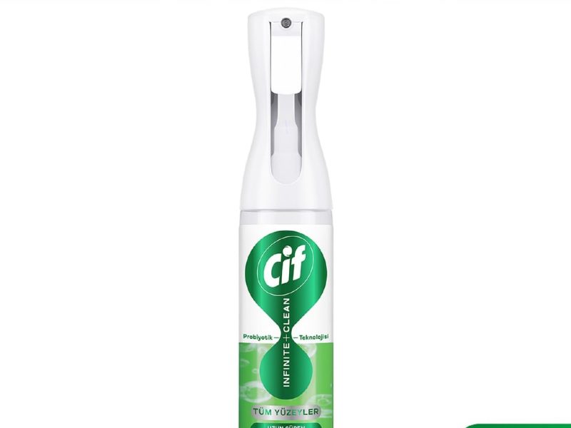 Cif Infinite Clean Doğal Probiyotikli Sprey Tüm Yüzeyler İçin Misket Limonu & Limon Otu 280 ml