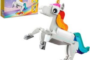 (%18.49) LEGO Creator Sihirli Tek Boynuzlu At 31140-7 Yaş ve Üzeri Çocuklar İçin Tek Boynuzlu At, Denizatı ve Tavus Kuşu İçeren Yaratıcı Oyuncak Yapım Seti (145 Parça)