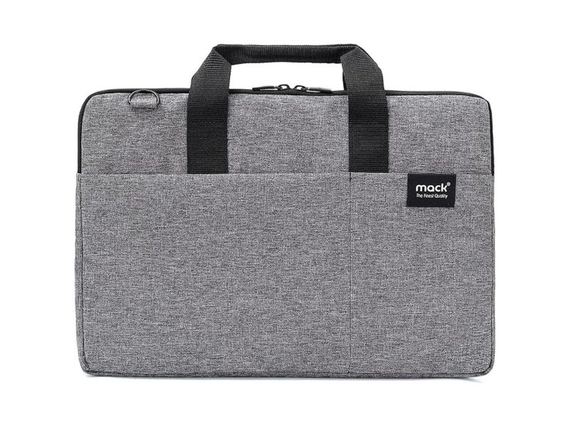 🛍️ MACK Cityfit MCC 702 Laptop Çantası, Erkekler ve Kadınlar için Profesyonel Bilgisayar Çantası, 13,3 inç   14.1 inç Notebook Çantası, Evrak Çantası, Gri