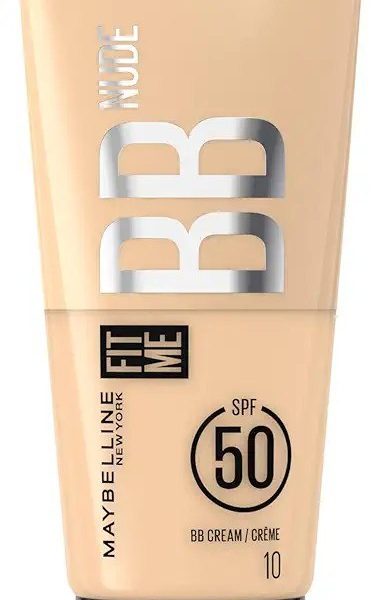 Maybelline New York Fit Me Nude Cilt Bakımı Etkili Nemlendirici SPF50 BB Krem – 10
