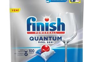 Finish Quantum Özel Seri 100 Kapsül Bulaşık Makinesi Deterjanı Tableti (1 x 100 Kapsül)