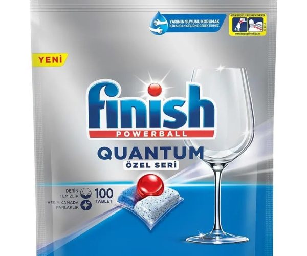 Finish Quantum Özel Seri 100 Kapsül Bulaşık Makinesi Deterjanı Tableti (1 x 100 Kapsül)