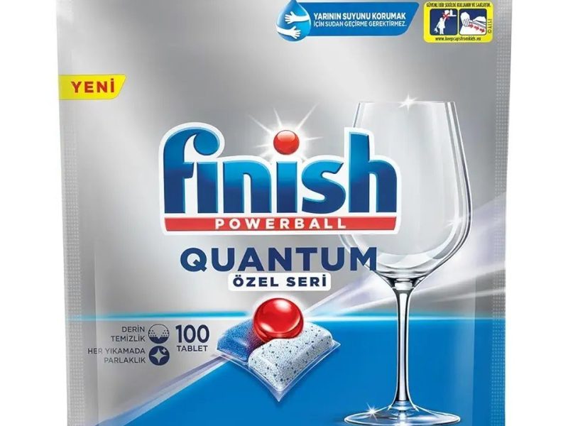 Finish Quantum Özel Seri 100 Kapsül Bulaşık Makinesi Deterjanı Tableti (1 x 100 Kapsül)