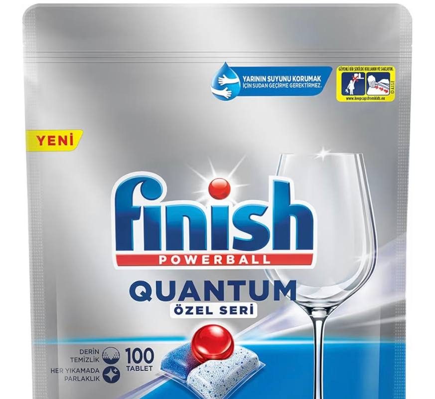 Finish Quantum Özel Seri 100 Kapsül Bulaşık Makinesi Deterjanı Tableti (1 x 100 Kapsül) — %9 İndirim