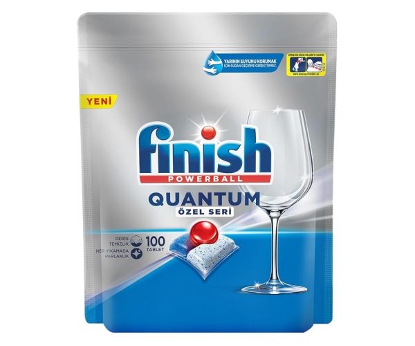 🛍️ Finish Quantum Özel Seri 100 Kapsül Bulaşık Makinesi Deterjanı Tableti (1 x 100 Kapsül)