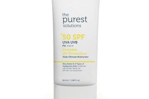 🛍️ The Purest Solutions, Yüksek Koruma ve Nemlendirici Etkili Güneş Koruyucu Krem SPF 50, 50 ml