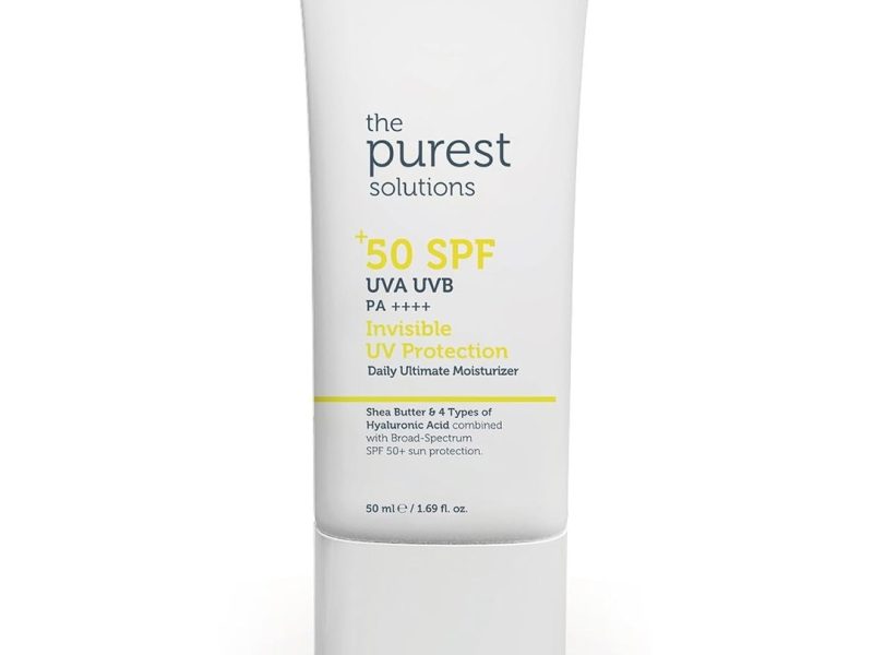 🛍️ The Purest Solutions, Yüksek Koruma ve Nemlendirici Etkili Güneş Koruyucu Krem SPF 50, 50 ml